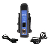 Camlast 2 Position-Simultaneous Battery Charger for Camlast, Red, Pag, Blueshape, Core SWX and IDX Batteries