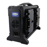 Camlast 4 Position-Simultaneous Battery Charger for Camlast, Red, Pag, Blueshape, Core SWX and IDX Batteries