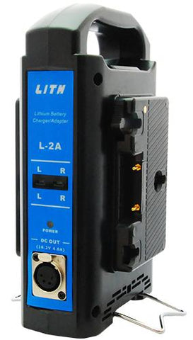 Lith Simultaneous Charger for Gold Mount / V-Mount Batteries