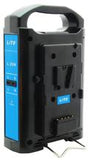 Lith Simultaneous Charger for Gold Mount / V-Mount Batteries