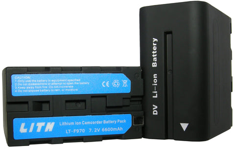 Lith F970 Li-Ion Battery for Red, Arri Alexa/Amira, Sony & Blackmagic camera accessories