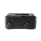 Camlast V-Mount battery 98 watt hours for use with Red, Sony, Arri, Canon, Blackmagic professional cinema cameras, braodcast cameras and accessories