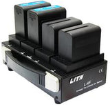 Lith F970 Battery Charger for Red, Arri Alexa/Amira, Sony & Blackmagic cameras