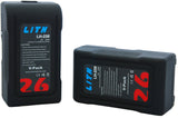 Lith LH-230 Li-Ion High Power Battery for Red, Sony, Arri or Phantom cameras.
